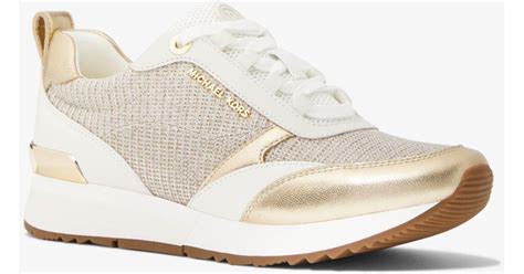 michael kors allie trainer mesh aluminum|Michael michael kors allie trainer + FREE SHIPPING .